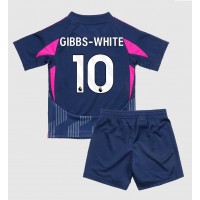 Nottingham Forest Morgan Gibbs-White #10 Bortedraktsett Barn 2024-25 Kortermet (+ Korte bukser)